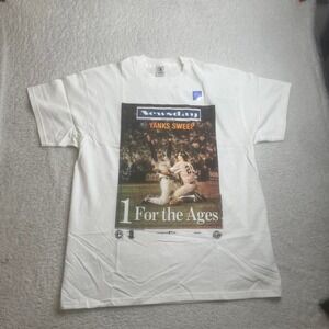 Vintage New York yankees 1998‎ news day World Series tshirt men's white mlb xl